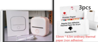 Compatible/Portable Mini Thermal Label Printer - Home Photo Printer Bluetooth