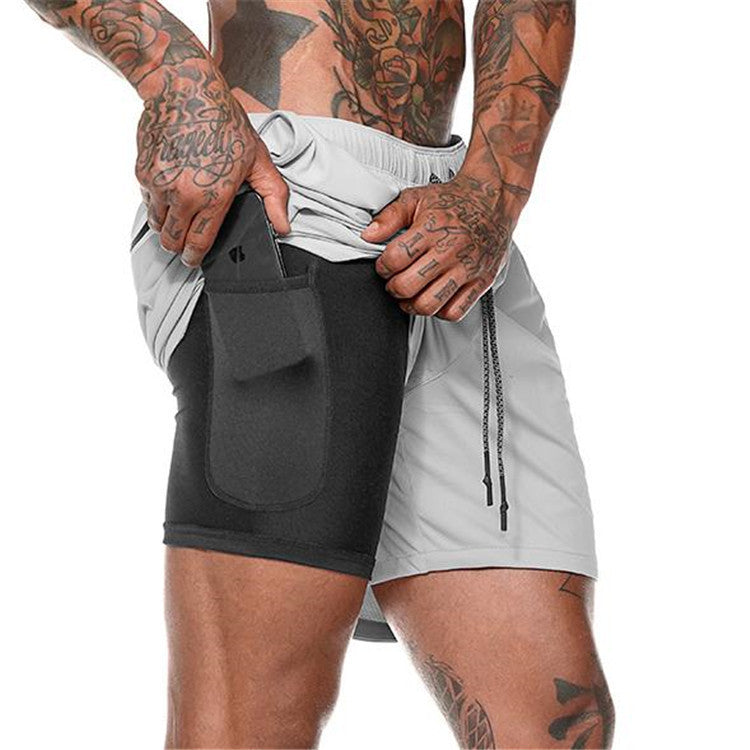 Men Pocket Compression Shorts - Gym/Sports