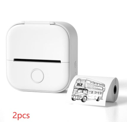 Compatible/Portable Mini Thermal Label Printer - Home Photo Printer Bluetooth