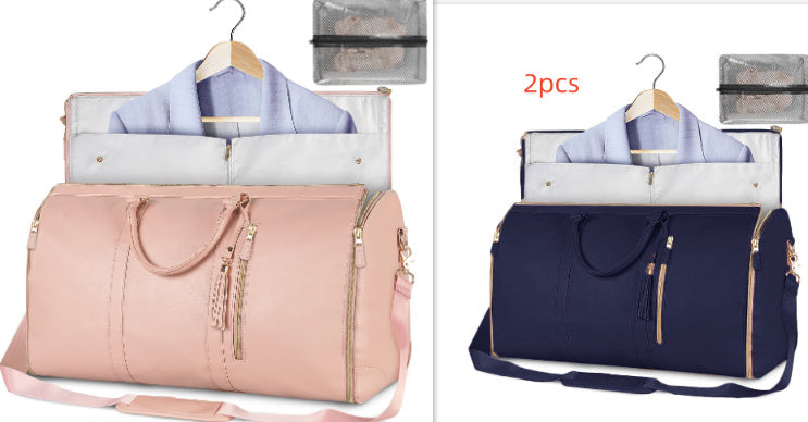 Tote Large Capacity Travel Duffle Bag - Women's Folding Suit Bag Waterproof Clothes