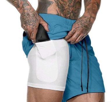 Men Pocket Compression Shorts - Gym/Sports