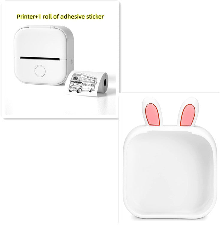 Compatible/Portable Mini Thermal Label Printer - Home Photo Printer Bluetooth