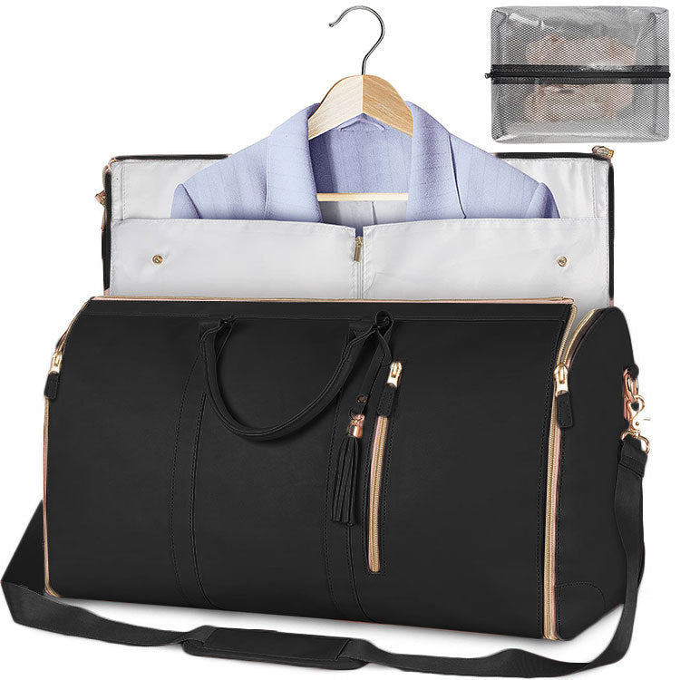 Tote Large Capacity Travel Duffle Bag - Women's Folding Suit Bag Waterproof Clothes