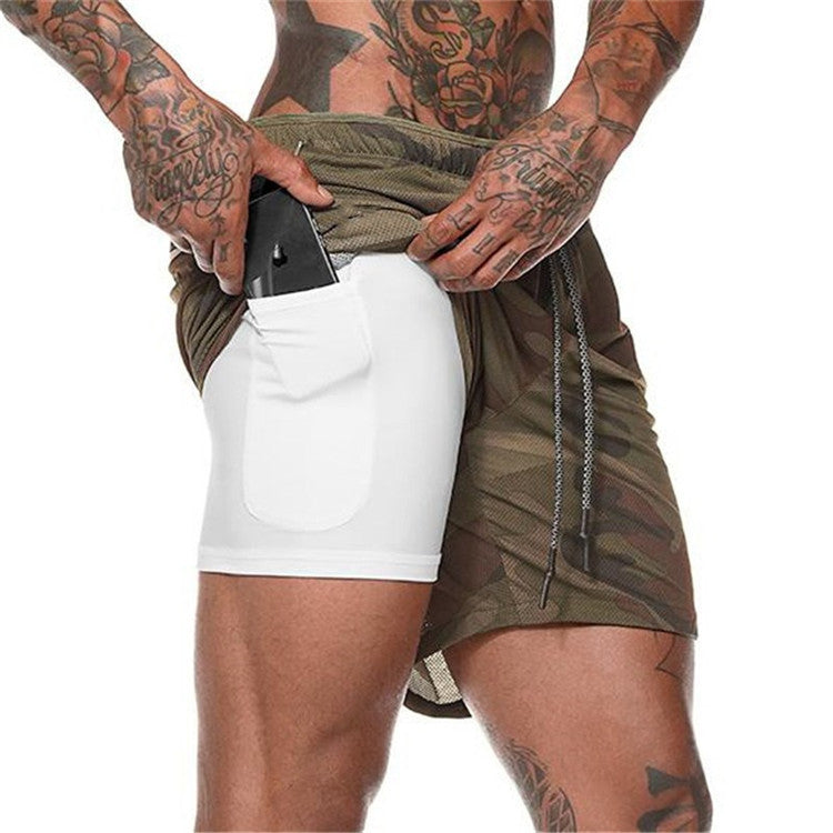 Men Pocket Compression Shorts - Gym/Sports