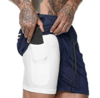 Men Pocket Compression Shorts - Gym/Sports