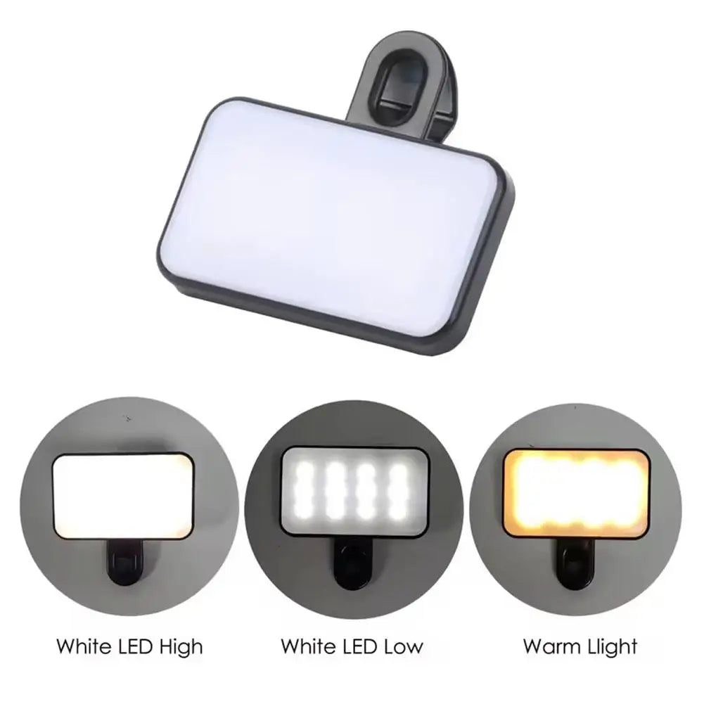 Pocket LED Selfie Light For IPhone IPad Mobile Phone Laptop
