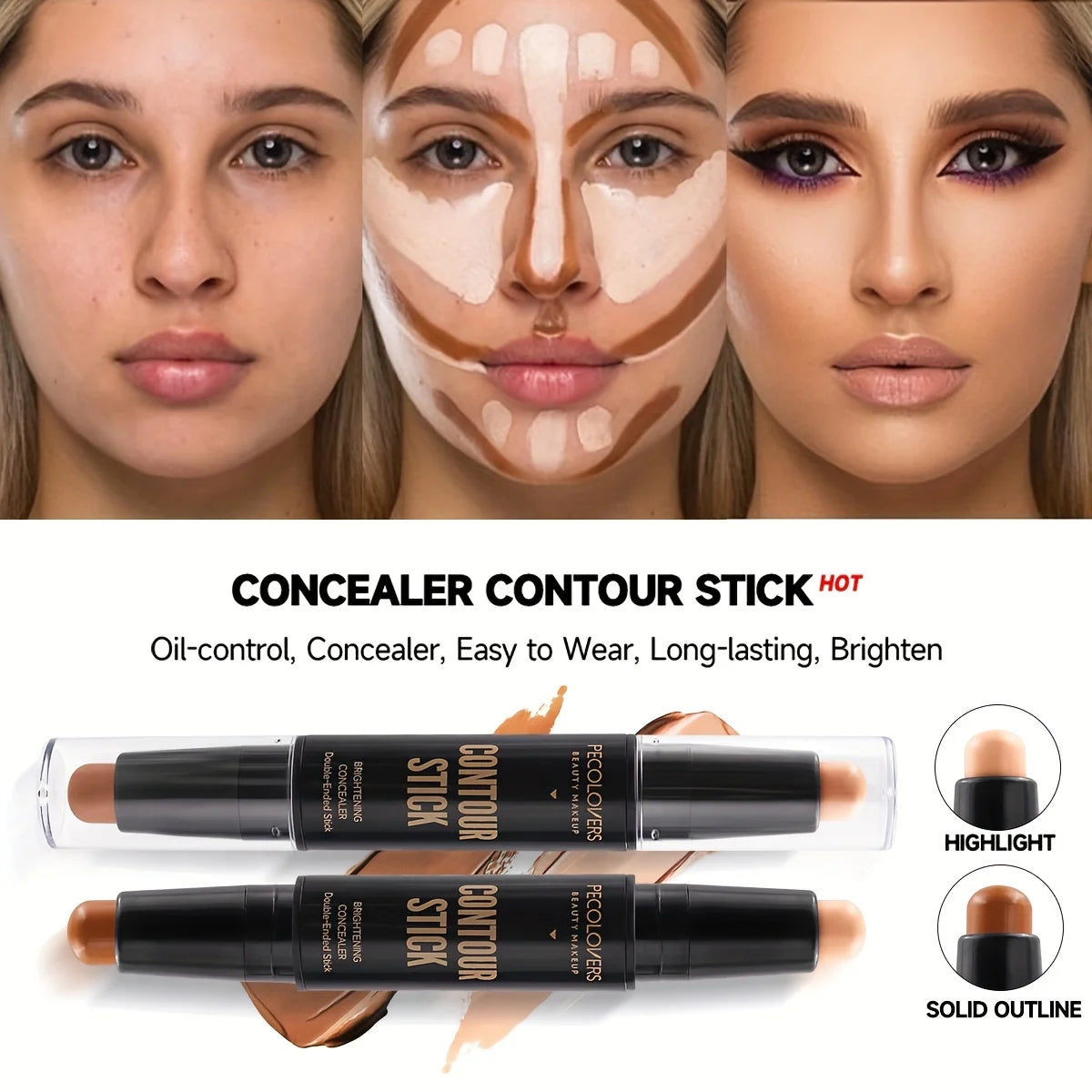 Face Concealer Contouring For Face Bronzer
