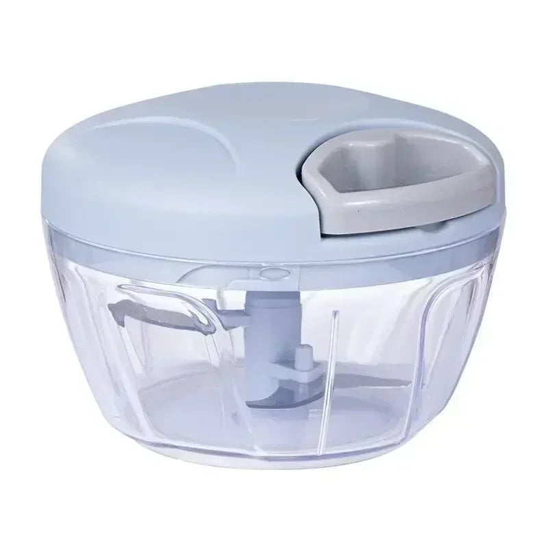 500ML Manual Meat Mincer Garlic Chopper Rotate Garlic Press Crusher Vegetable Onion Cutter Kitchen Cooking Food Chopper