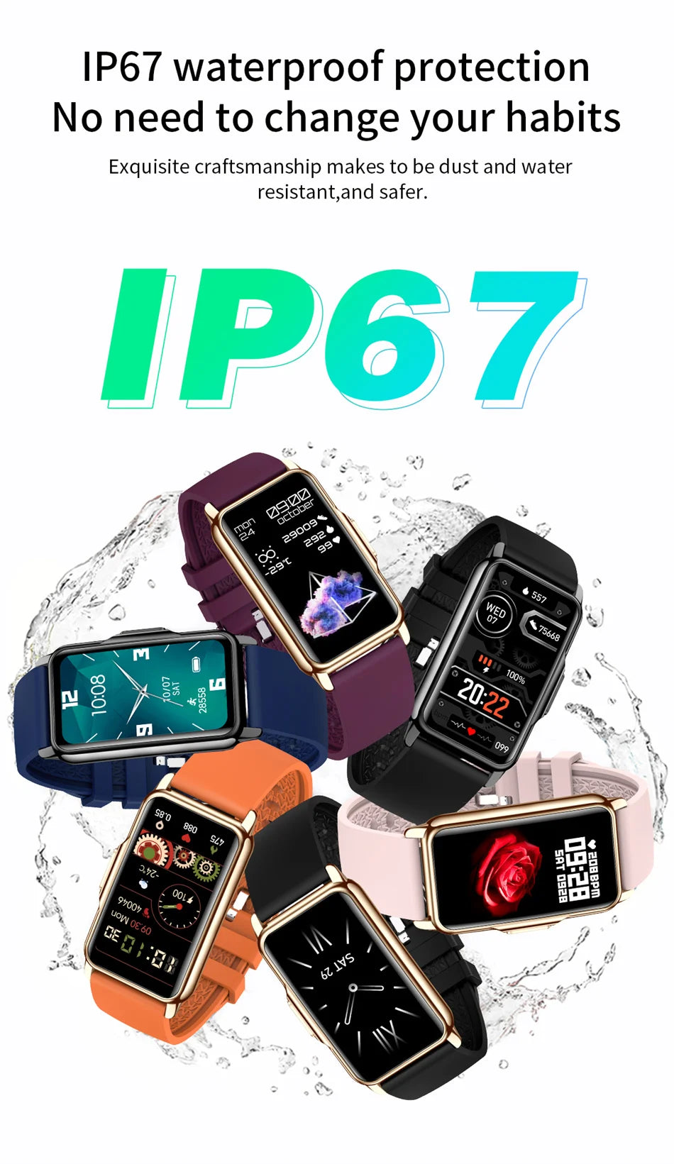2025 New Sports Smart Watch Men Women 1.47-inch Full Touch GPS Fitness Tracker IP67 Waterproof Smartwatch For Android IOS Phone