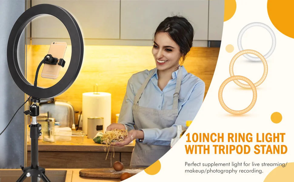 26Cm Video Youtube Fill Ring Light Lamp