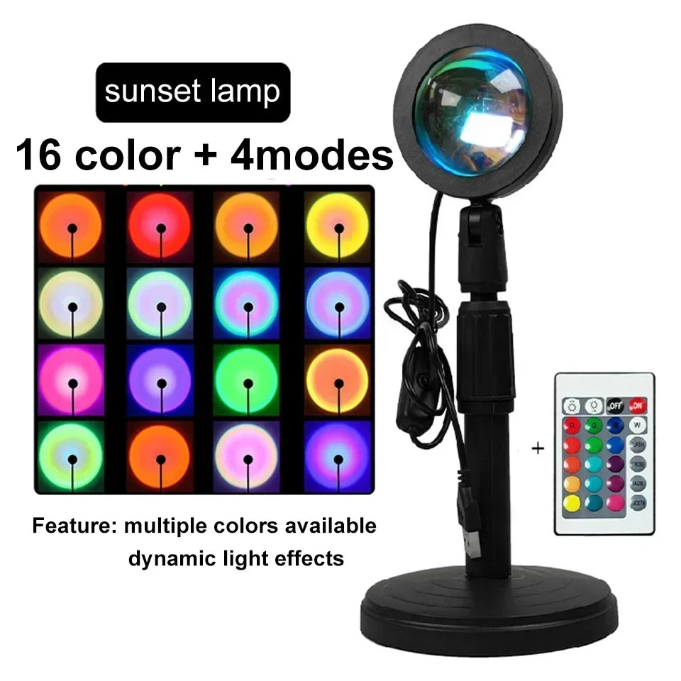 LED Sunset Lamp Nightlights