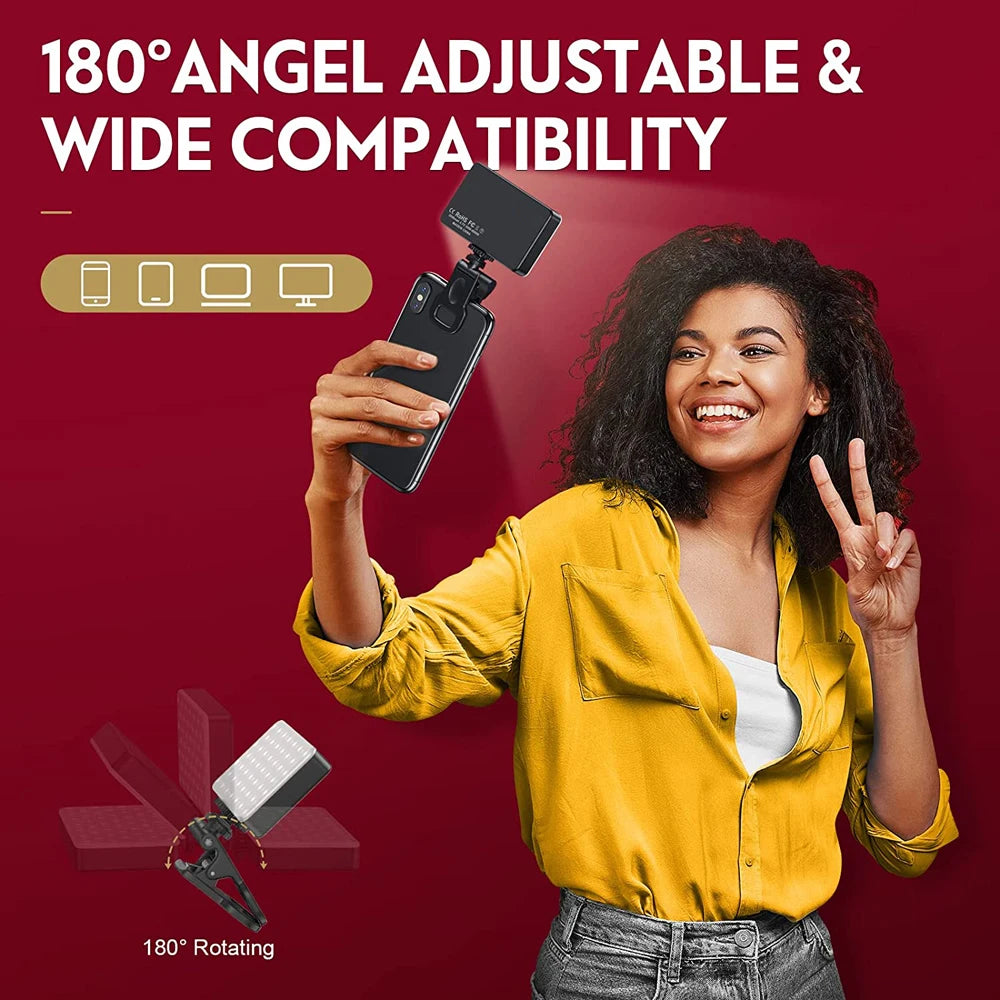 LED Selfie Light 120 LED 3000mAh Rechargeable