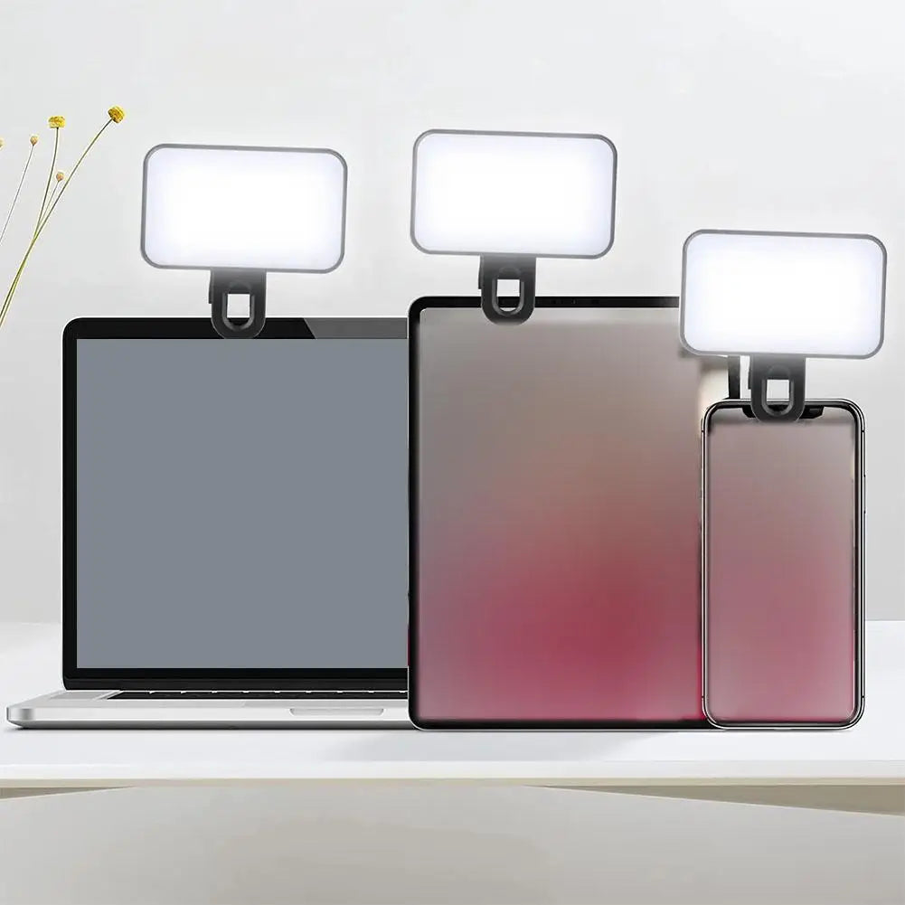 Pocket LED Selfie Light For IPhone IPad Mobile Phone Laptop