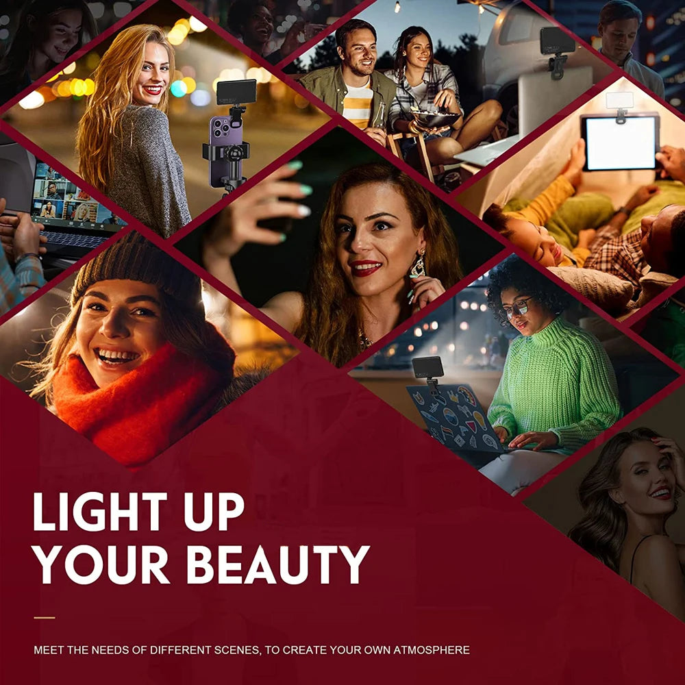 LED Selfie Light 120 LED 3000mAh Rechargeable