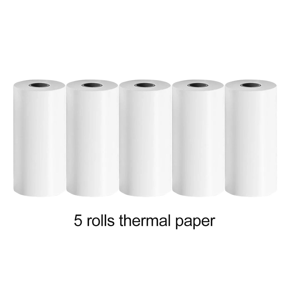Instant Print Camera For Kids Mini Digital Video Camera Dual Lens Photo Printing Thermal Paper Toys Camera Boys Girls Gifts
