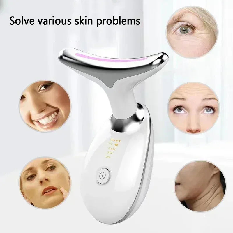 Anti Wrinkle Facial Massager Skin Rejuvenation - Face Machine Neck Lifting Beauty Device