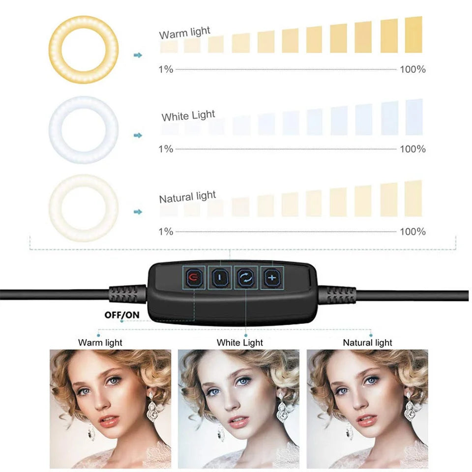 26Cm Video Youtube Fill Ring Light Lamp