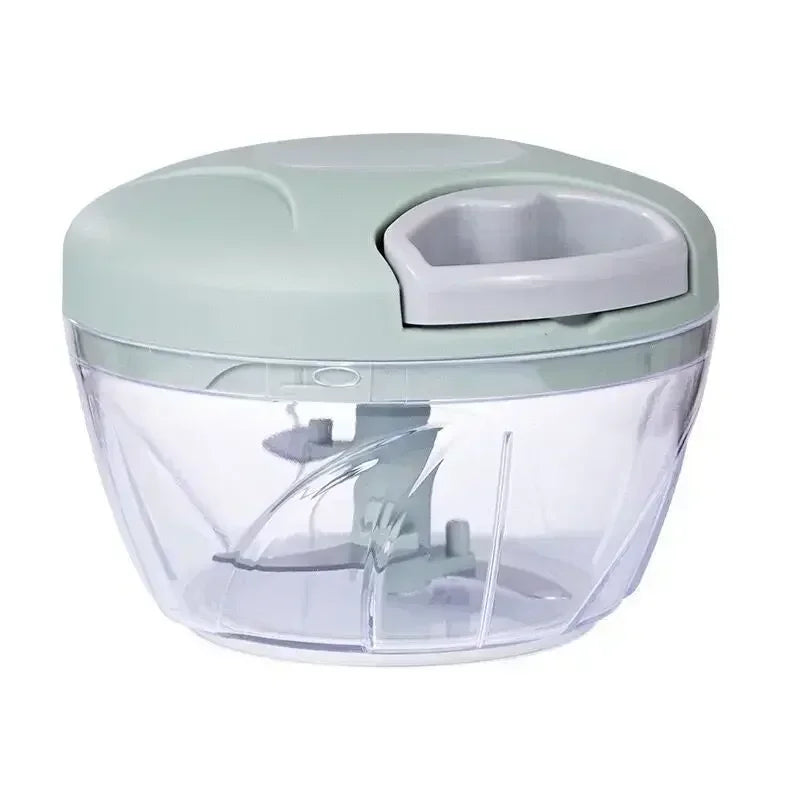 500ML Manual Meat Mincer Garlic Chopper Rotate Garlic Press Crusher Vegetable Onion Cutter Kitchen Cooking Food Chopper