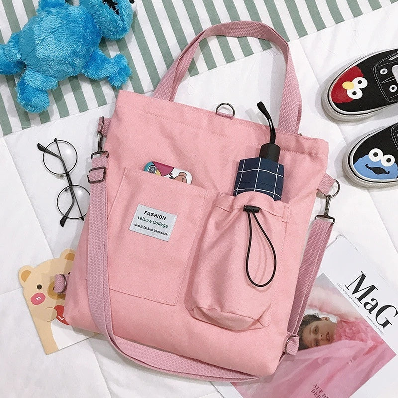 Canvas HandBag for Students/Women/Workers