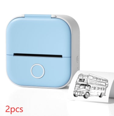 Compatible/Portable Mini Thermal Label Printer - Home Photo Printer Bluetooth