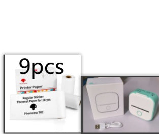 Compatible/Portable Mini Thermal Label Printer - Home Photo Printer Bluetooth