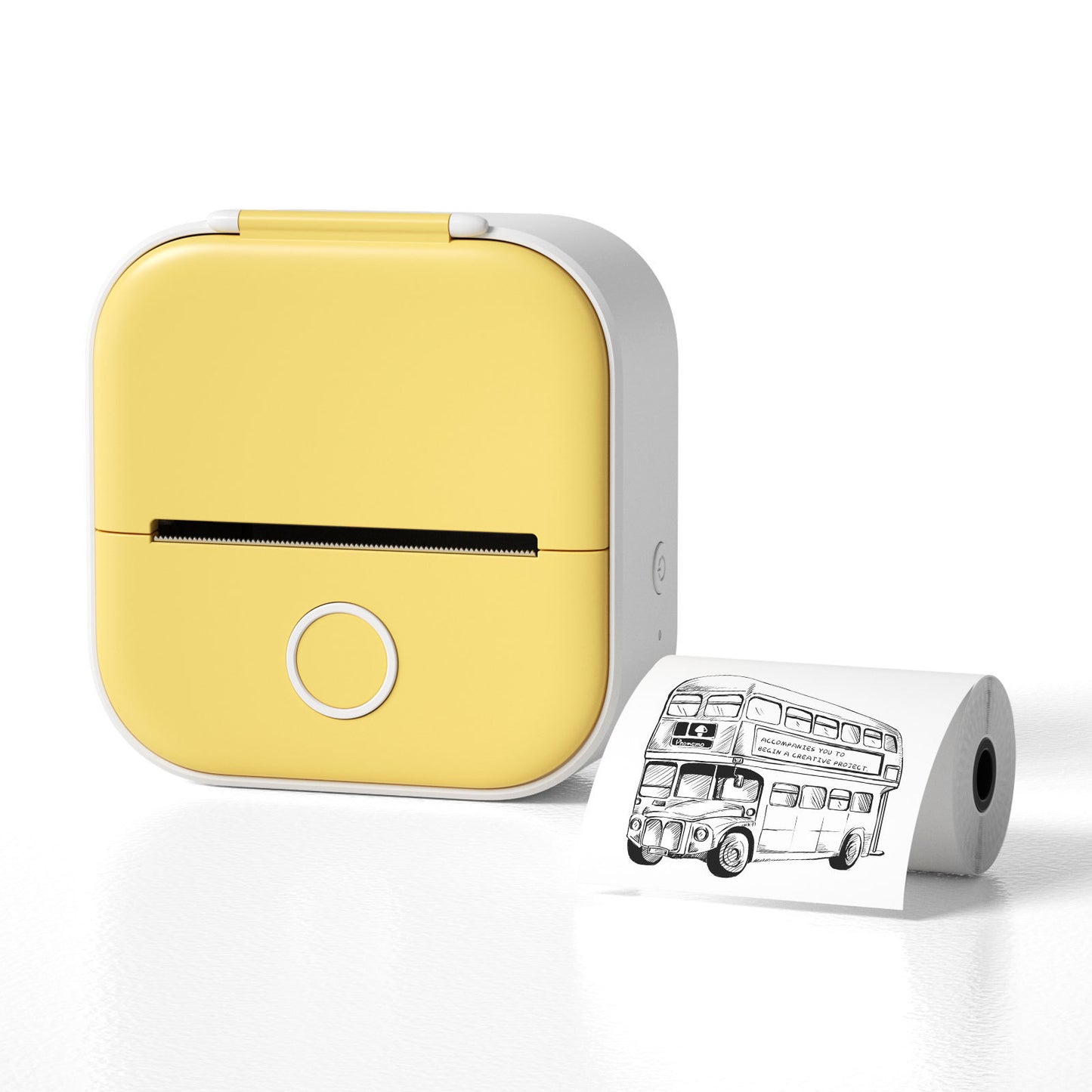 Compatible/Portable Mini Thermal Label Printer - Home Photo Printer Bluetooth