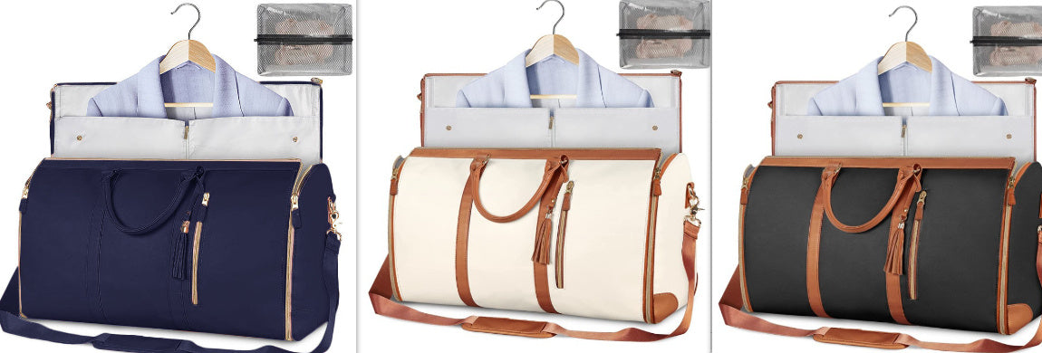 Tote Large Capacity Travel Duffle Bag - Women's Folding Suit Bag Waterproof Clothes
