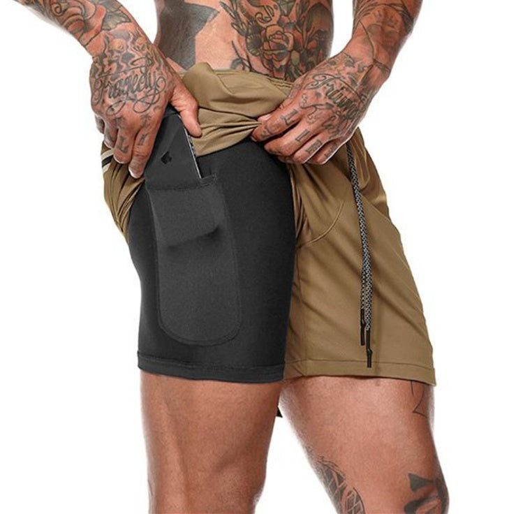 Men Pocket Compression Shorts - Gym/Sports