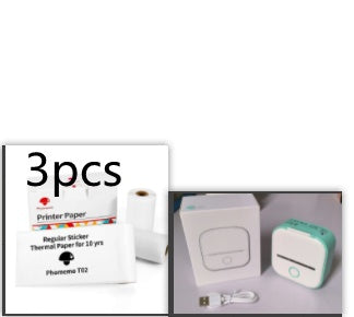 Compatible/Portable Mini Thermal Label Printer - Home Photo Printer Bluetooth