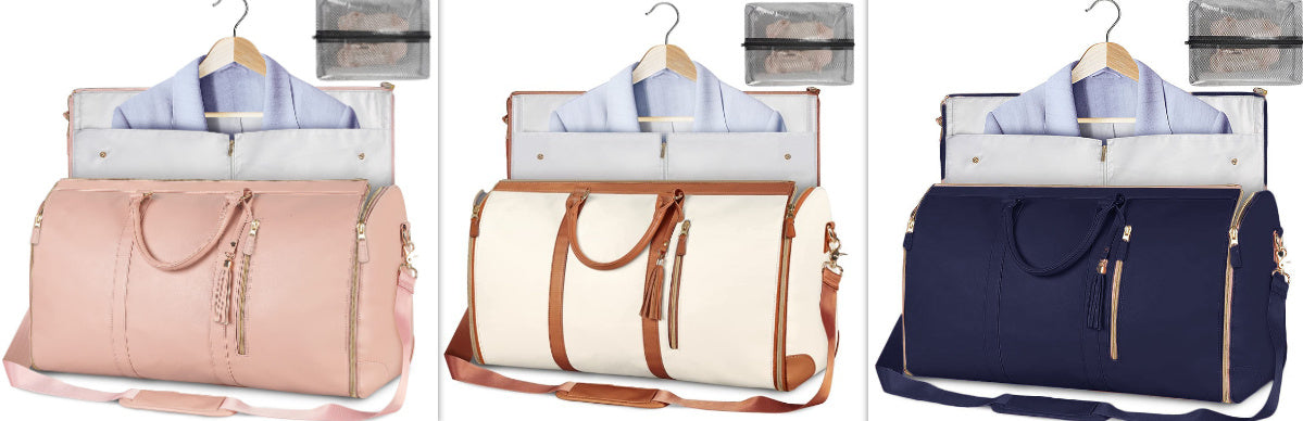 Tote Large Capacity Travel Duffle Bag - Women's Folding Suit Bag Waterproof Clothes