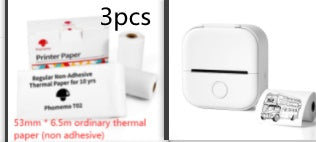 Compatible/Portable Mini Thermal Label Printer - Home Photo Printer Bluetooth