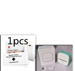 Compatible/Portable Mini Thermal Label Printer - Home Photo Printer Bluetooth