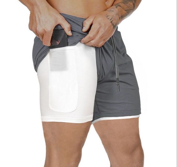 Men Pocket Compression Shorts - Gym/Sports