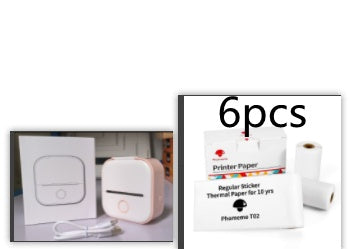 Compatible/Portable Mini Thermal Label Printer - Home Photo Printer Bluetooth