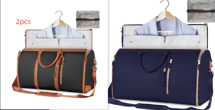 Tote Large Capacity Travel Duffle Bag - Women's Folding Suit Bag Waterproof Clothes