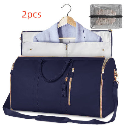 Tote Large Capacity Travel Duffle Bag - Women's Folding Suit Bag Waterproof Clothes