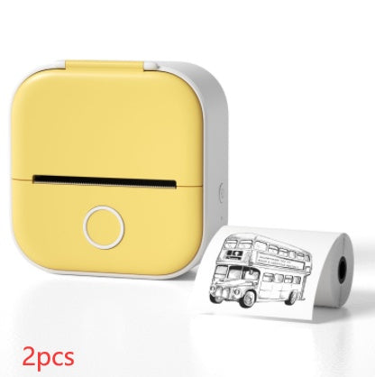 Compatible/Portable Mini Thermal Label Printer - Home Photo Printer Bluetooth