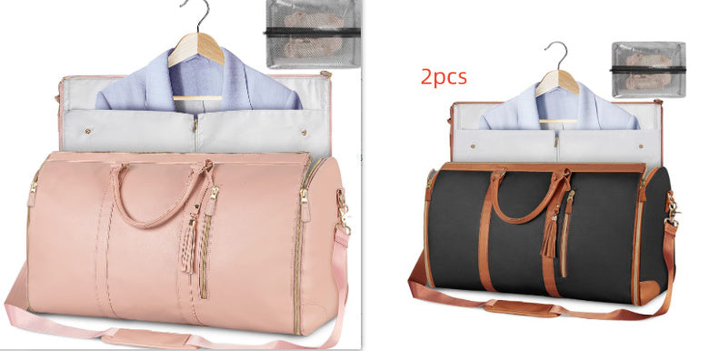 Tote Large Capacity Travel Duffle Bag - Women's Folding Suit Bag Waterproof Clothes