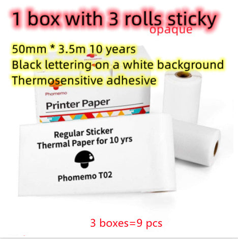 Compatible/Portable Mini Thermal Label Printer - Home Photo Printer Bluetooth