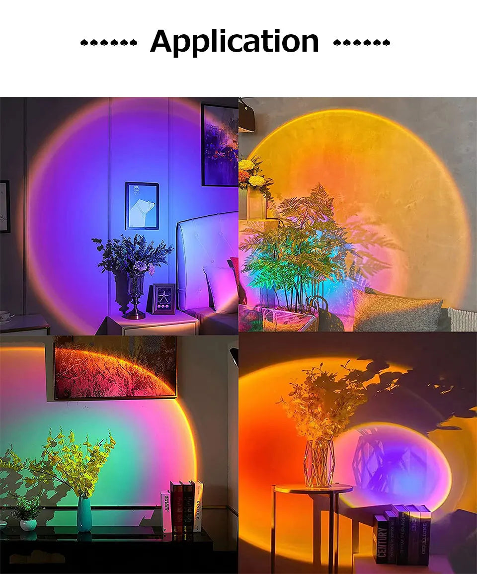 LED Sunset Lamp Nightlights