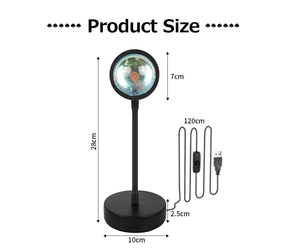 LED Sunset Lamp Nightlights