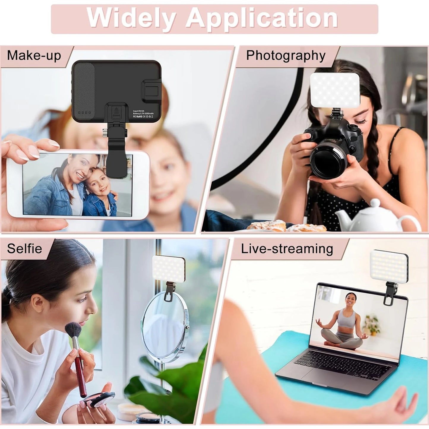 LED Selfie Light 60 High Power Rechargeable