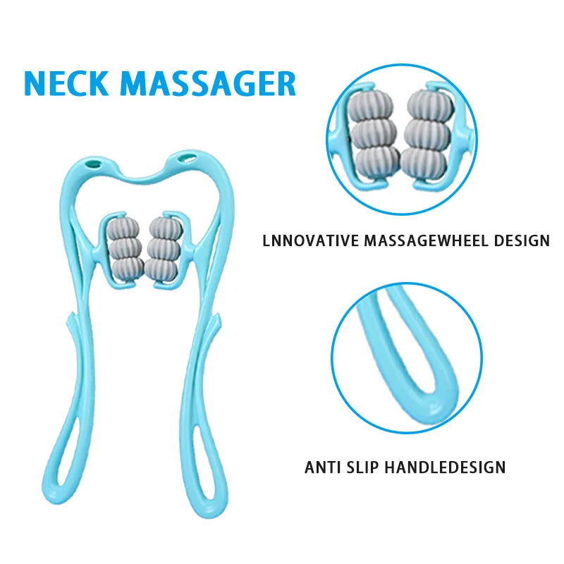 Neck Massager with Six Wheels
