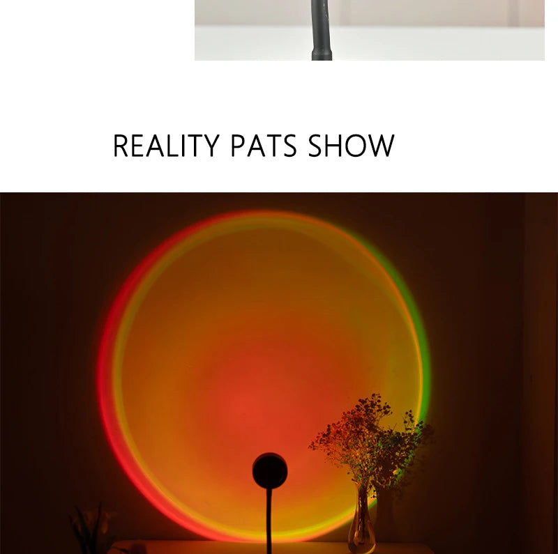 LED Sunset Lamp Nightlights
