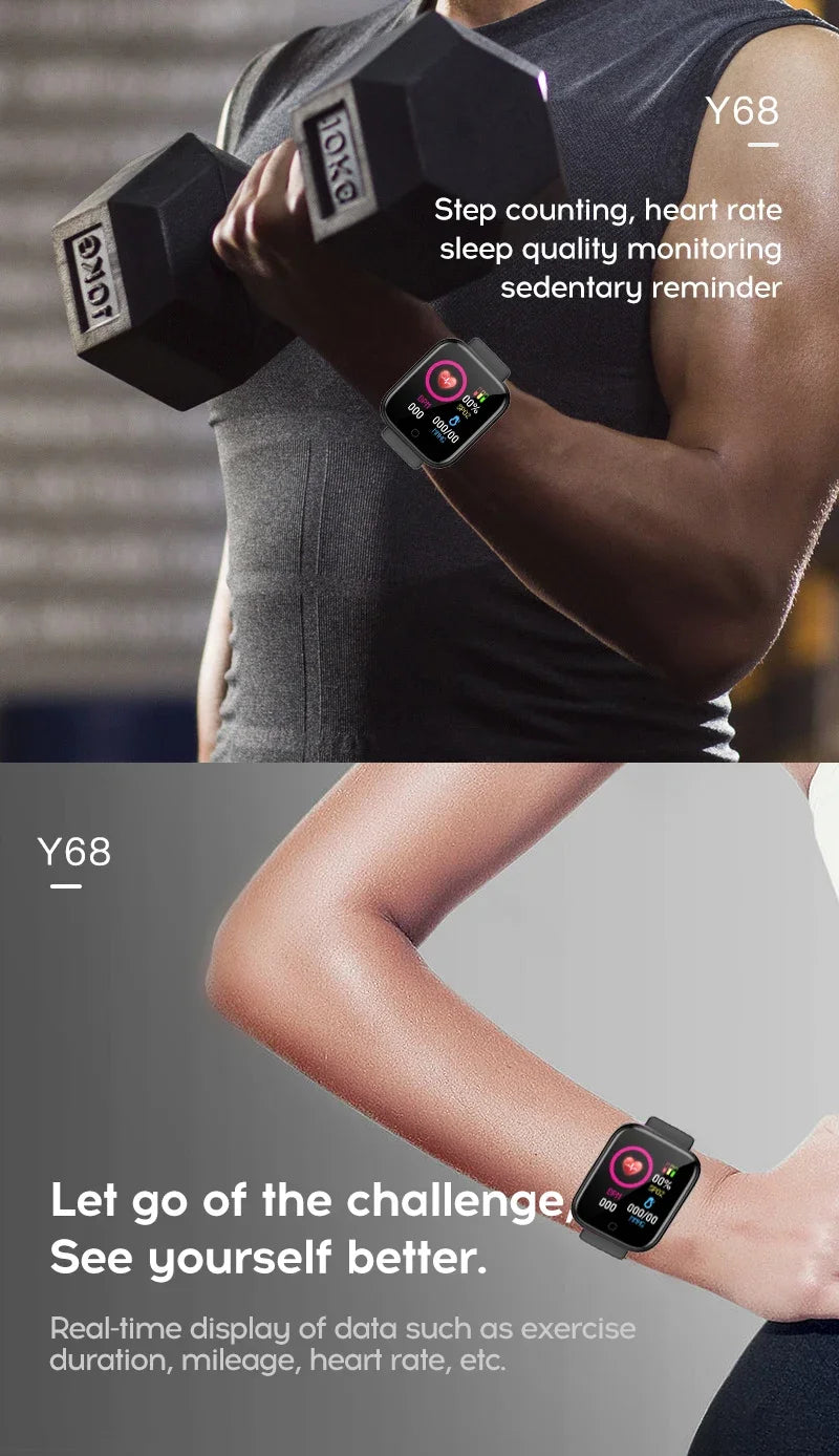 Multifunctional smart watch for men and women,bluetooth connected phone,music,fitness sports bracelet,sleep monitor,smartwatch