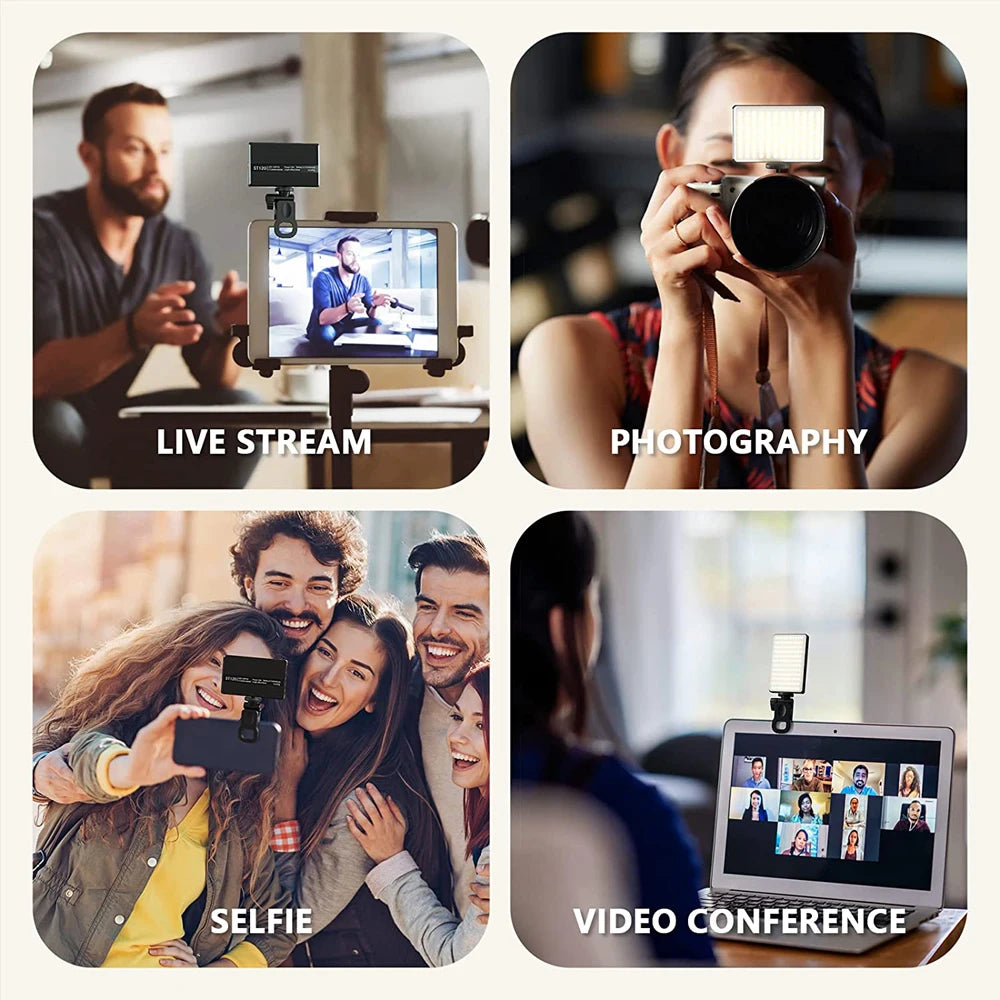 LED Selfie Light 120 LED 3000mAh Rechargeable