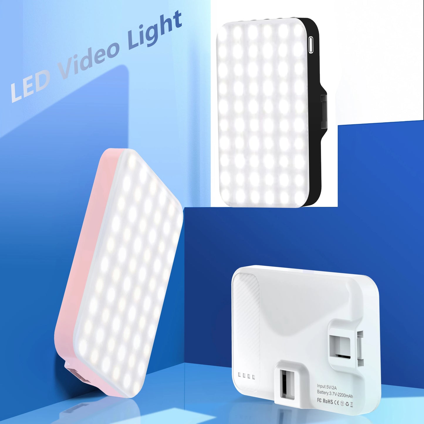 LED Selfie Light 60 High Power Rechargeable