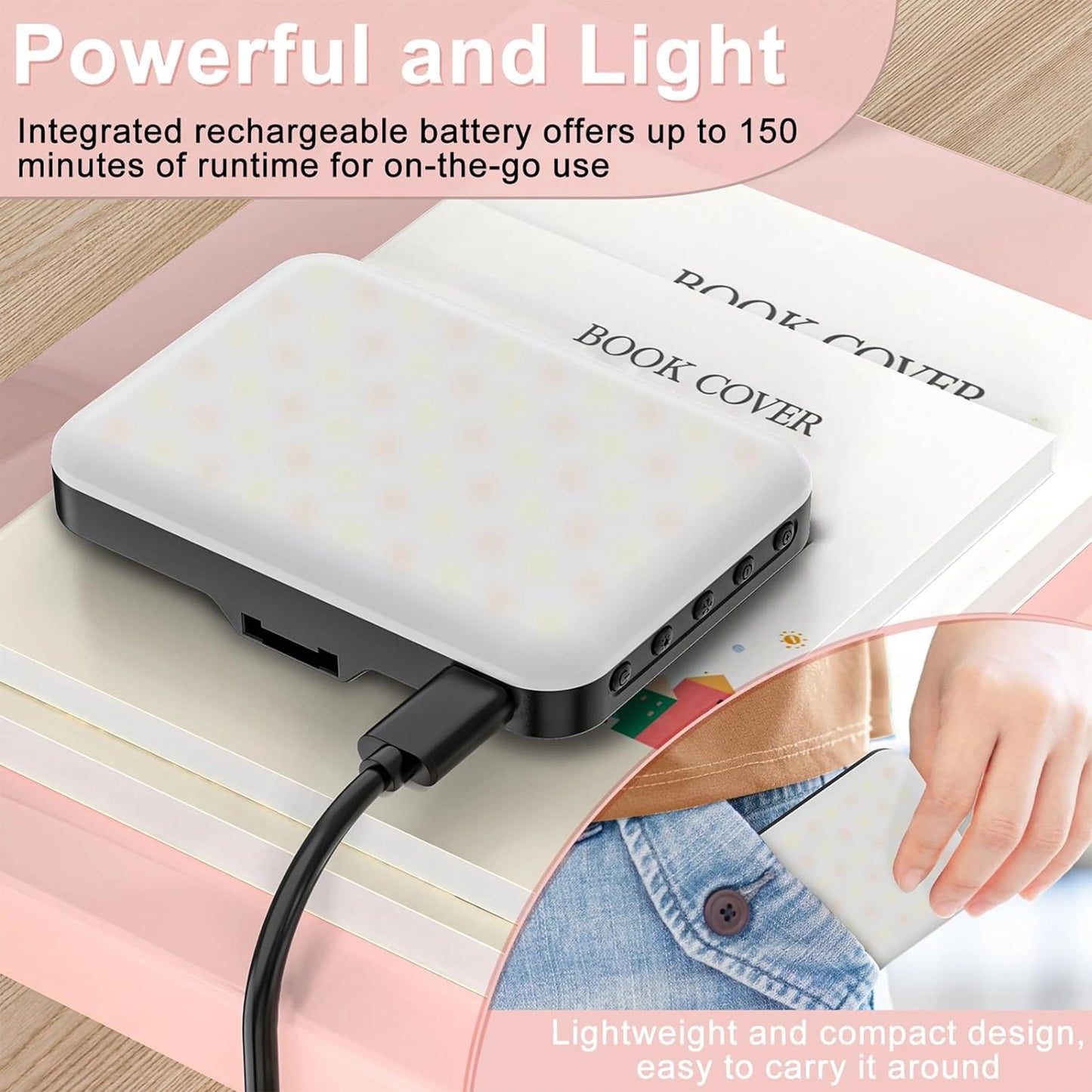 LED Selfie Light 60 High Power Rechargeable