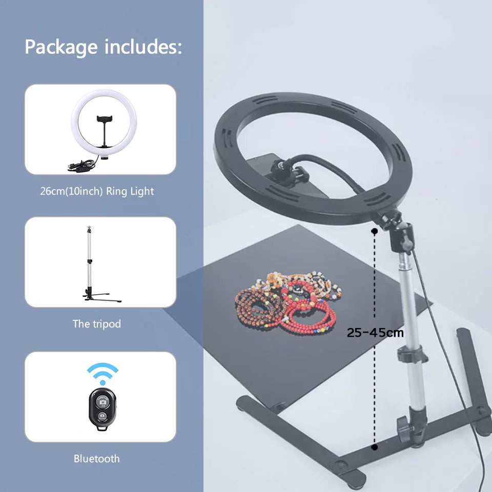 26Cm Video Youtube Fill Ring Light Lamp