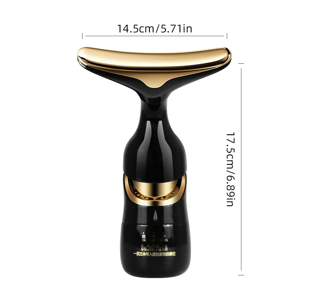 3 In 1 Facial Lifting Massager Electric Beauty Device for Neck Eye Face